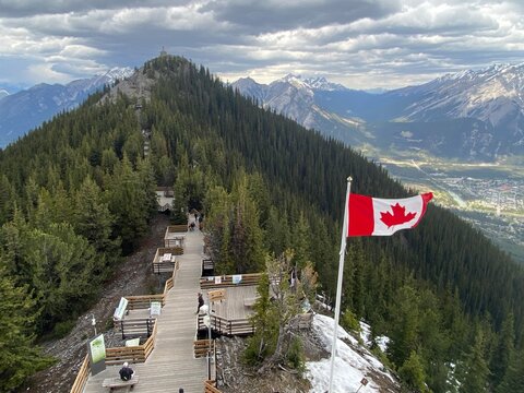 Boardwalk at Top of Sulphur Mountain