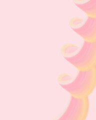 Seamless artistic pink abstract illustration for wallpaper background, template or frame