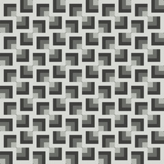 Monochrome grey seamless geometric pattern
