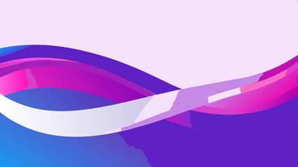 Abstract background with purple and white wavy shapes