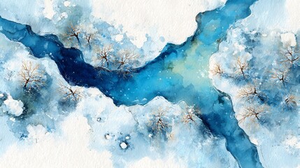 Obraz premium Vibrant watercolor painting of a bird in flight across colorful sky