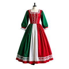 Buy mexican flag dress traditional embroidered fiesta costume online