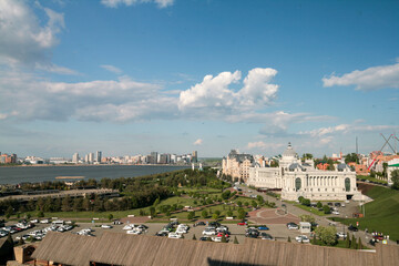 Views of the streets of Kazan, Russia.