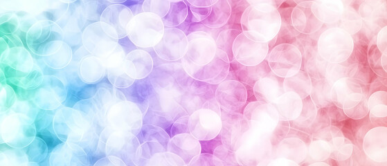 Abstract Colorful Bokeh Background