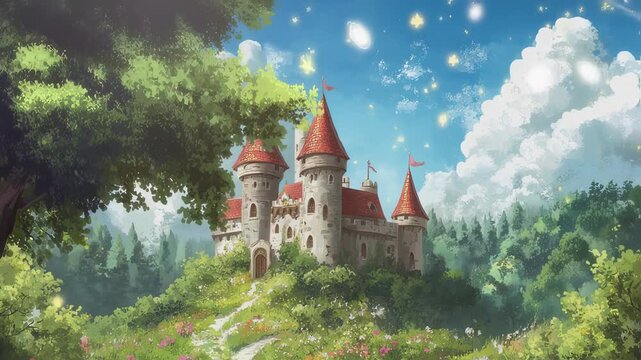 ファンタージの森とお城