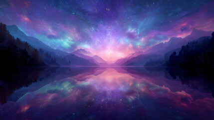 Obraz premium Spiritual and mystical beautiful background wallpaper