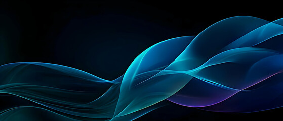 Abstract Blue Wave Design