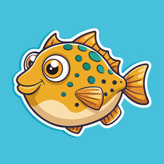 cartoon fish vector illustration
