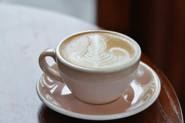 hot cofffee, cappuccino coffee or latte coffee or flat white or mocha coffee