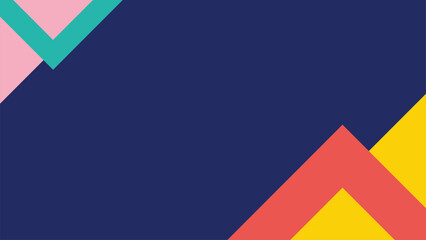 simple Abstract colorful triangle vector background for business banner design