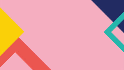 simple Abstract colorful triangle vector background for business banner design