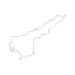 Andhra Pradesh Map Outlines