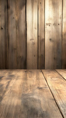 Rustic Wooden Background Illustration
