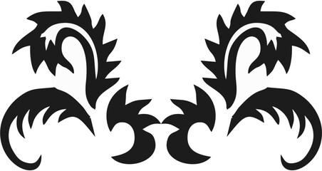 vector illustration of a tattoo