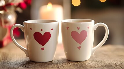 Obraz premium A couple sitting on the couch wrapped in a large soft throw blanket with candles glowing softly in the background