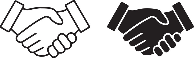 handshake, agreement, deal, partnership, business, collaboration, teamwork, cooperation, success, icon, symbol, sign, logo, black, white, monochrome, silhouette, vector, illustration, graphic, design,