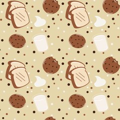 coffee seamless pattern