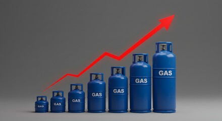 Showcasing the promising future of gas energy, this visual metaphor illustrates its rapid ascent in the global energy landscape, driven by technological advancements and sustainable initiatives.