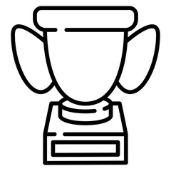 Trophy line icon