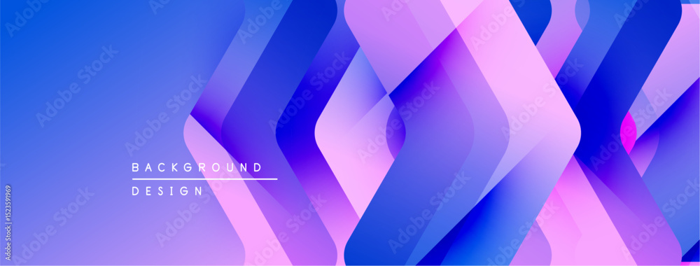 Aufkleber abstract gradient waves create dynamic visual texture. purple, blue hues blend seamlessly, forming m