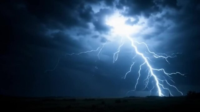 Epic Lightning Strike VFX &ndash; Intense Thunder Flash & Electric Sparks 4K