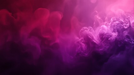 Obraz premium Crimson to Magenta: Ethereal Smoke Cloud, Dark to Light Gradient.