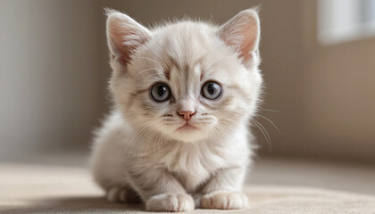 Obraz premium Portrait of a Munchkin kitten