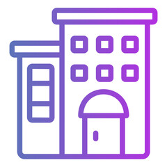 accommodation Gradient icon