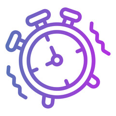 alarm Gradient icon
