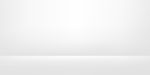 Abstract white and gray studio background modern simple