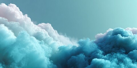 Naklejka premium Atmospheric Haze Overlay with Soft Fog Texture in Steel Blue and Grey Tones for Sophisticated Digital Design and Modern Visual Presentation