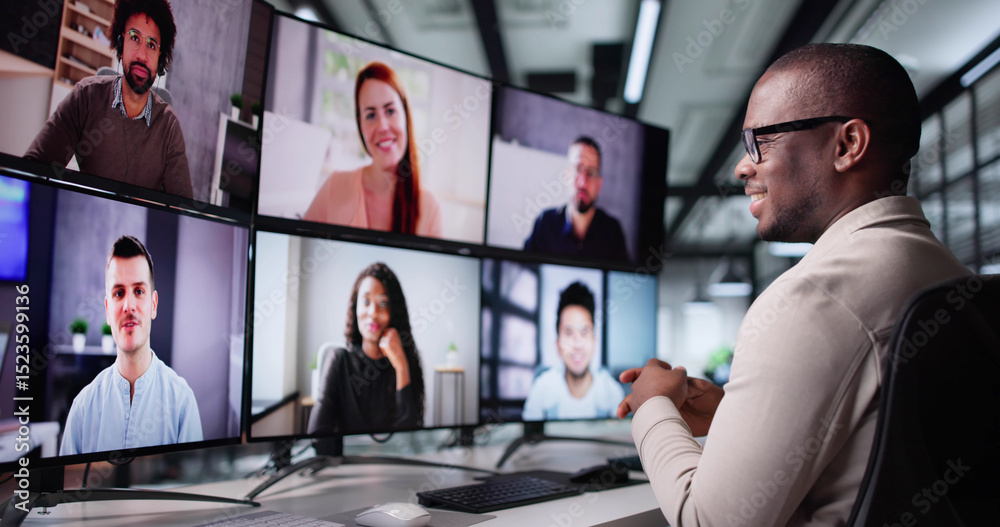 Poster virtual business solutions: manager conferencing