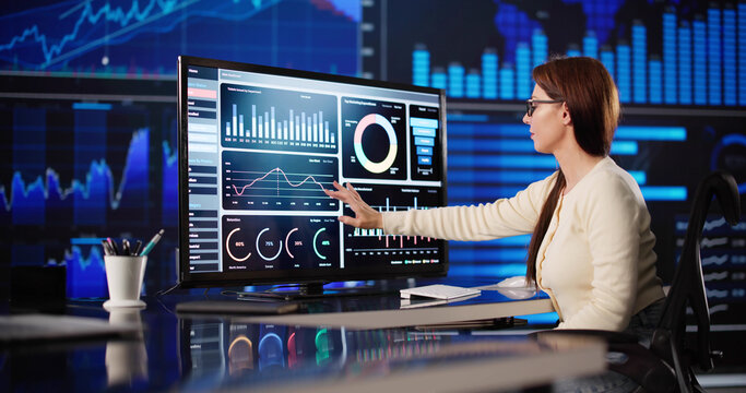 Analyzing Financial Data On KPI Dashboard