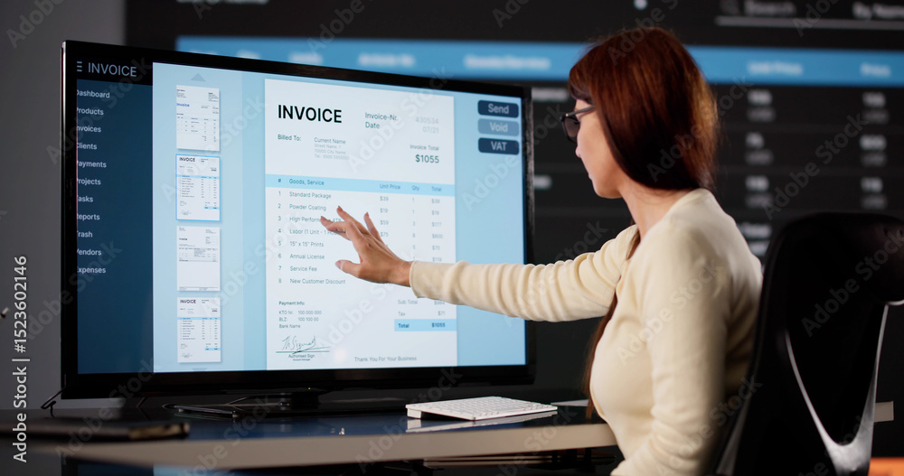 Poster Efficient Account Manager Using Electronic Invoice Software