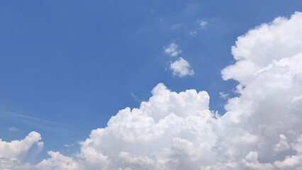 blue sky with clouds background
