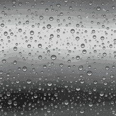 Water drops icons. Water drop shape. Blue annd black water drops. Vector illustration