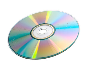 reflective compact disc rainbow colors