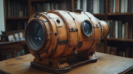 Vintage Submarine Model Library.