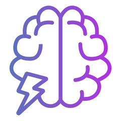 brainstroming Gradient icon