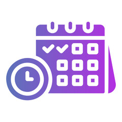 calender Gradient icon