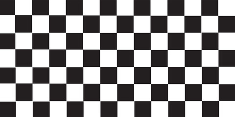 Black and white checkered pattern . Chess pattern . Black and white square background .