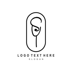 S rose logo, SY logo, rose simple logo