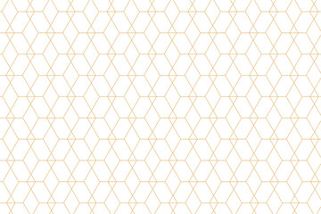 Fototapeta premium geometric style hexagon shape pattern on white background