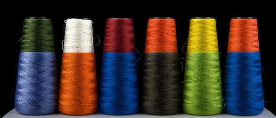 Colorful Cones with Intricate Patterns