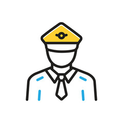 Multi color icon for pilot