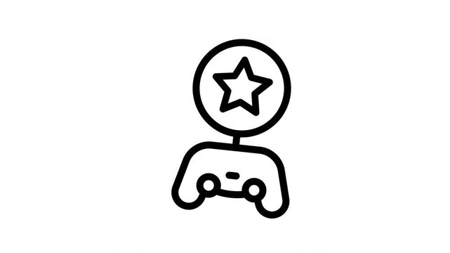 favourite minimalist stroke animation