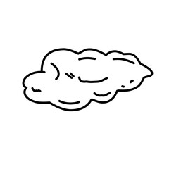 clouds sketch hand drawn doodle