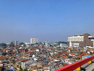 Obraz premium aerial view of the city