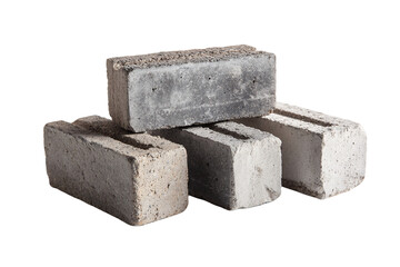 Gray and Beige Rectangular Paving Stones on Transparent Background, PNG