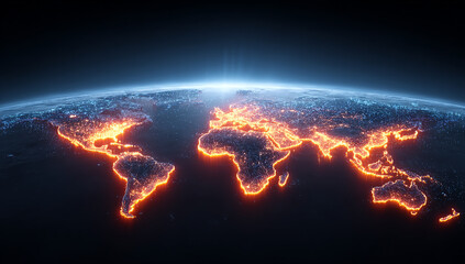 Global City Network Map Visualization